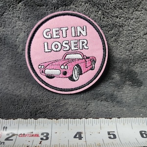 New 3" "Get in Loser" Mean Girls Hook and Loop patch Tactical Velcro