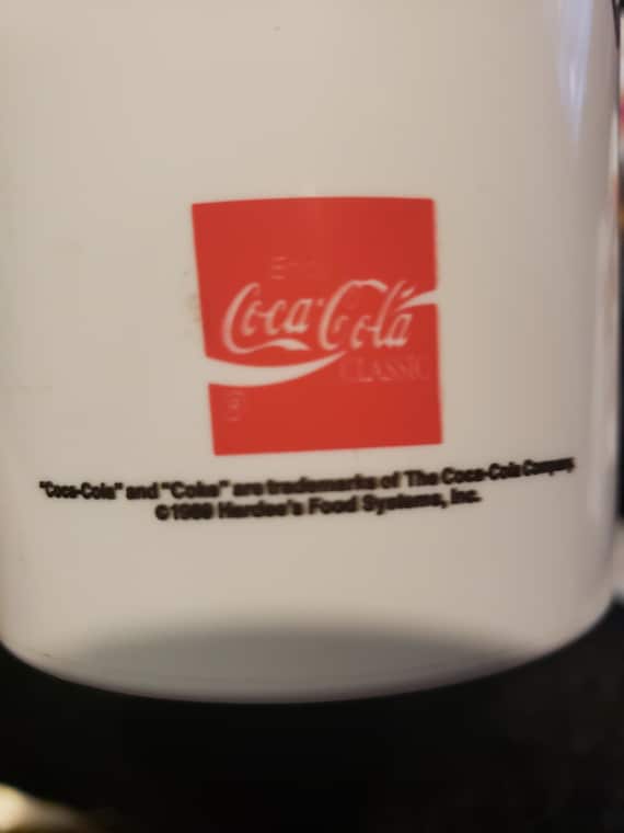 Vintage 1989 Hardee's 32oz the Moose Fall Plastic Cup Coca Cola