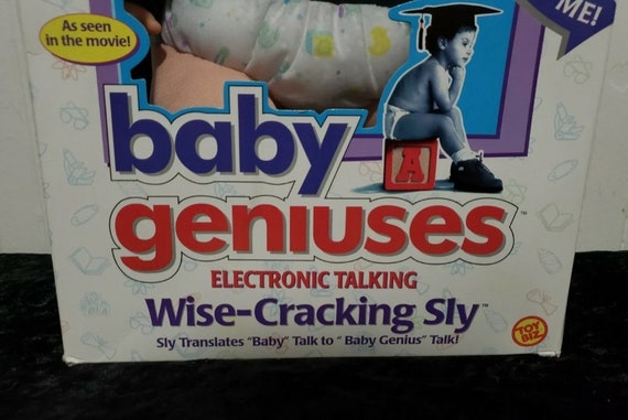 Baby Geniuses Wise Cracking Sly Doll ドール 人形 フィギュア Baby Geniuses Talking Doll Wise Cracking Sly Electronic 1997 Toy Biz  Graduation | eBay UK