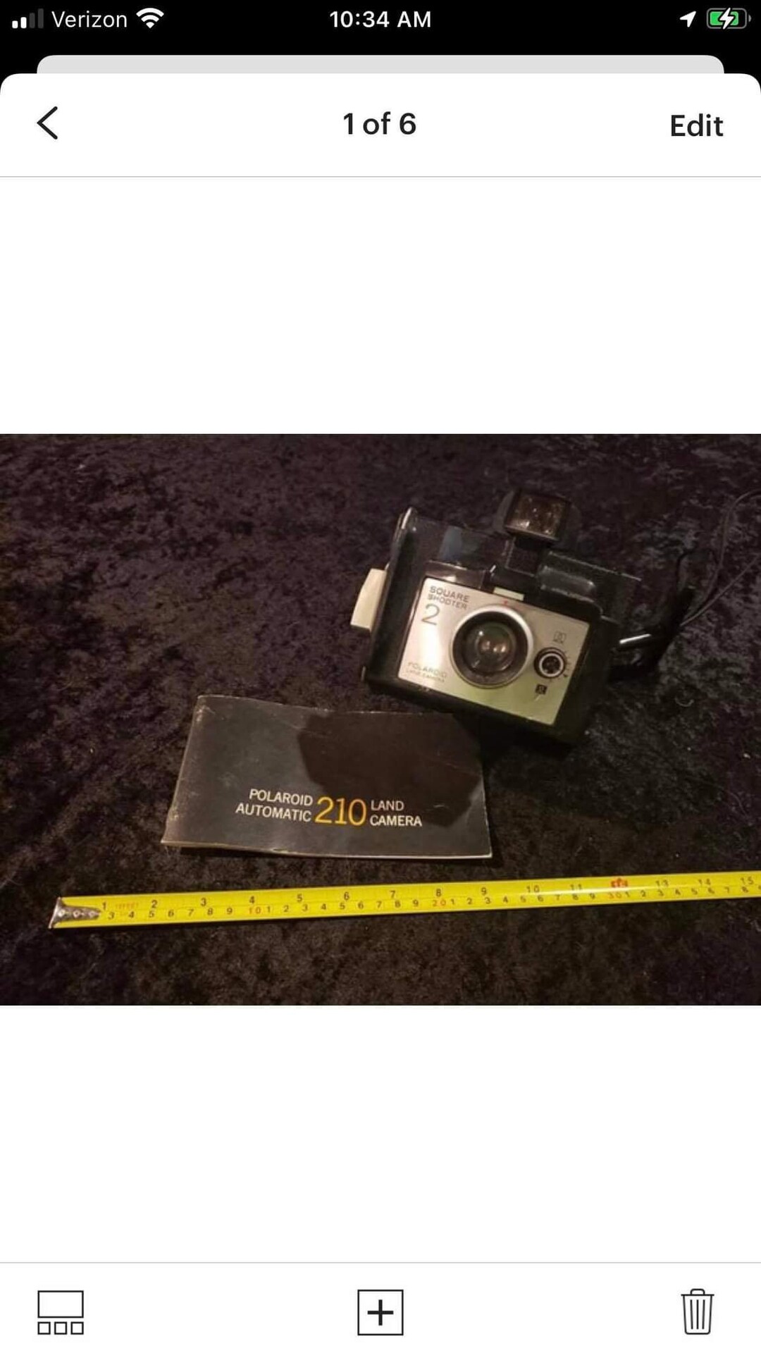 A Vintage Polaroid Land Camera Square Shooter 2 Etsy