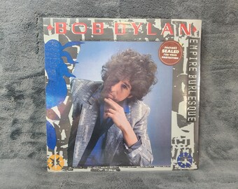 Bob Dylan Signed Lp Empire Burlesque, Original, Vintage, Great