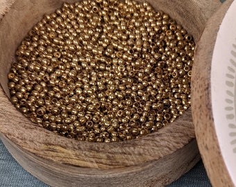 Brass bead 2.5 mm for making macrame jewelry / macrame accessories / brass jewelry