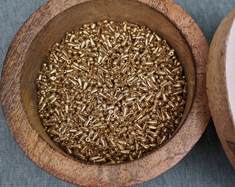 Brass drops 2.7 mm for making macrame jewelry / macrame accessories / brass jewelry