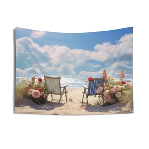 Just the Two of Us - Beach Scene Tapestry