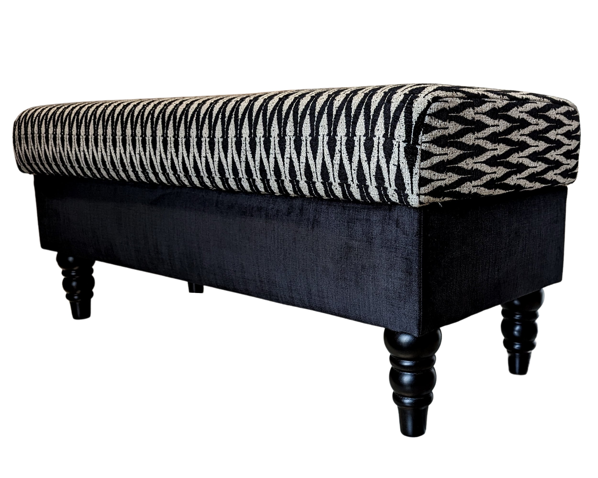 Banc De Rangement Pouf Sélection De Tissu Personnalisé Chenille Coffre À Chaussures Banc À Chaussures Coffre Tabouret DE Rangement DE Lux Fiore FAIT À