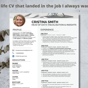¡CV de la vida real que me consiguió un trabajo en marketing! Diseño, palabras clave principales, herramientas y una carta de presentación que te ayudará a destacar.