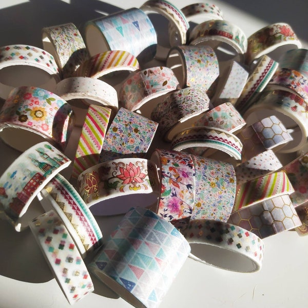 MULTICOLORE - Pack mystère de washi/masking tapes