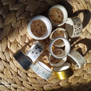 DORE/ARGENTE - Pack mystère de washi/masking tapes