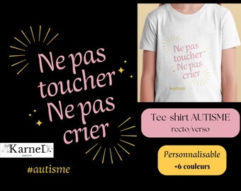 Tee-Shirt Enfant Autisme Personnalisable