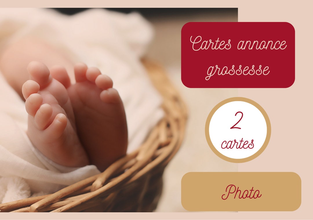 Photo Pregnancy Announcement Greeting Cards Etsy