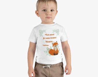 Tee-shirt enfant autisme Renard 6M-24M