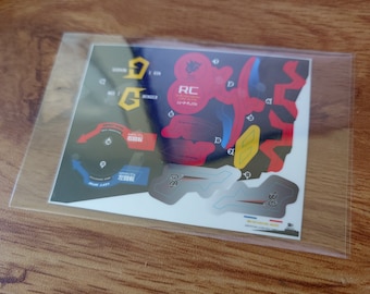 Beyblade Bloody Devil MS - Foglio di adesivi