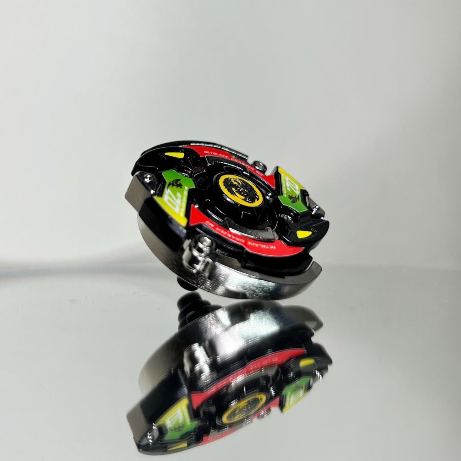 Full Metal Beyblade Black Dranzer MS - HMS Repro (zinc+nickel
