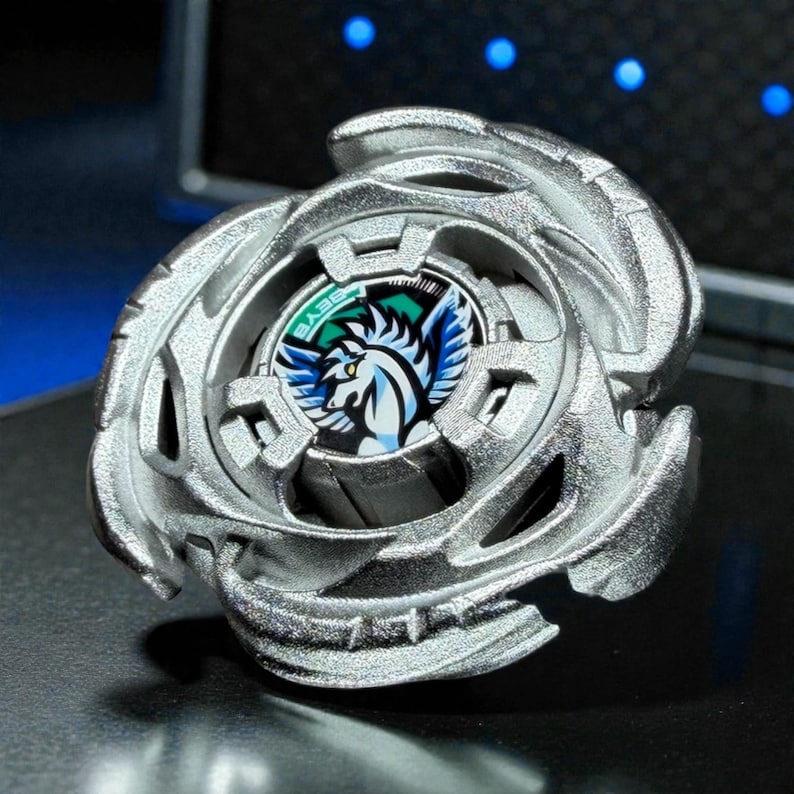 FULL METAL Beyblade Aero Pegasus 3-70A (Stainless steel) (Beyblade X) image 1