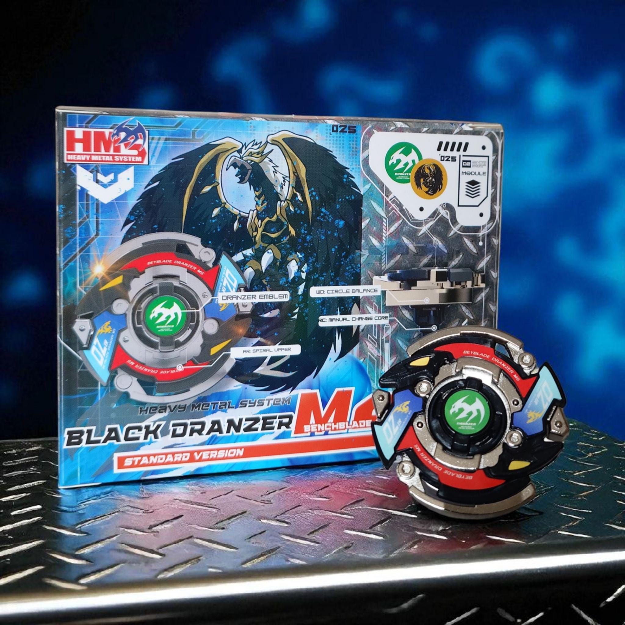 ベイブレードHMS ドラグーンMS ブラックver. Beyblade Black Dranzer MS - HMS Repro (standard Version) - Etsy