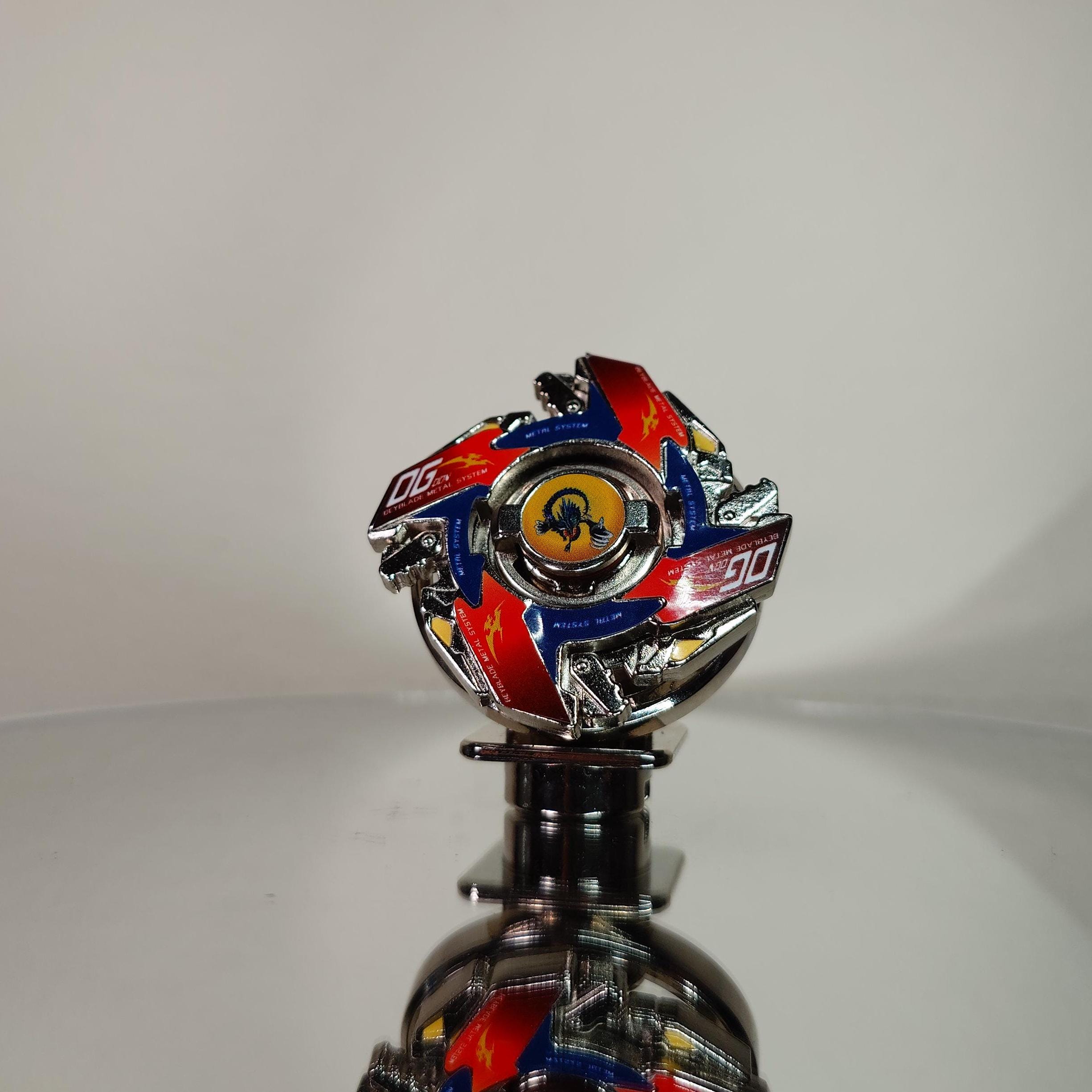 Full Metal Beyblade Dragoon MSUV - HMS Repro (zinc+nickel Plated