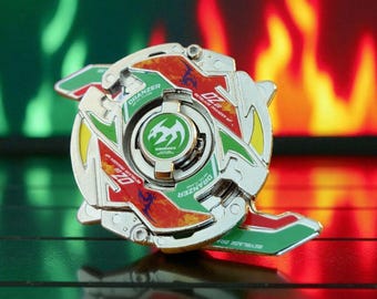 Full Metal Beyblade Dranzer MF - HMS Repro (Zinc+Nickel plated)
