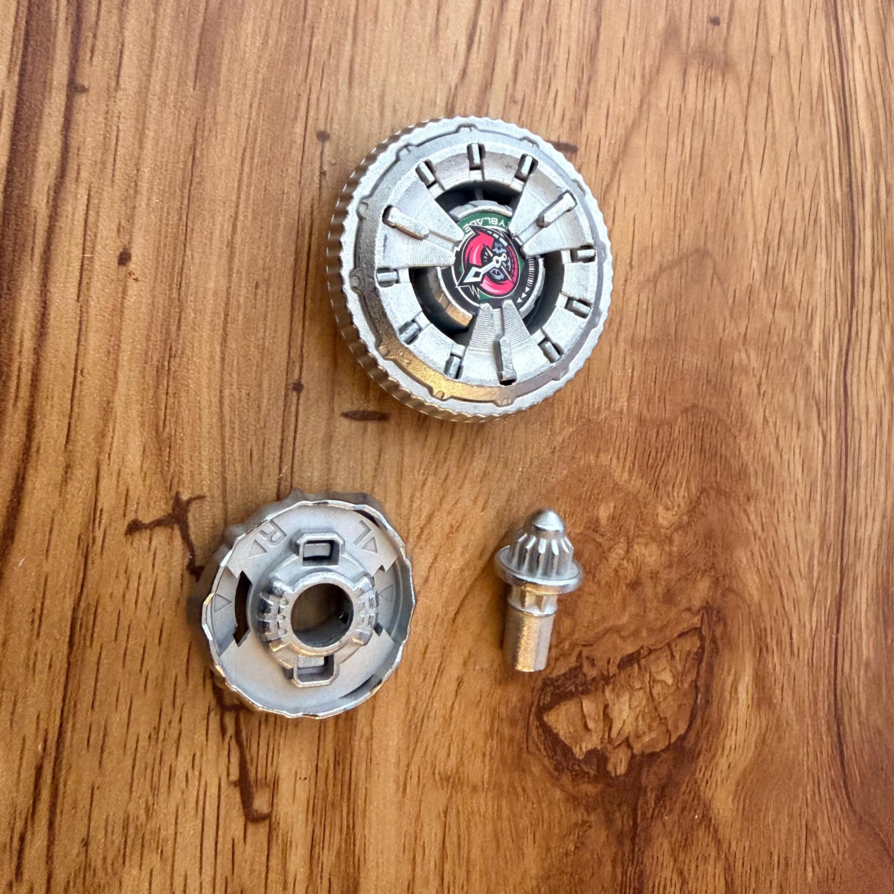FULL METAL Beyblade Clock Mirage 9-55 B (stainless Steel