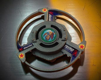 Full metal Titanium Trypio Beyblade X Layer: Custom Bakuten Series