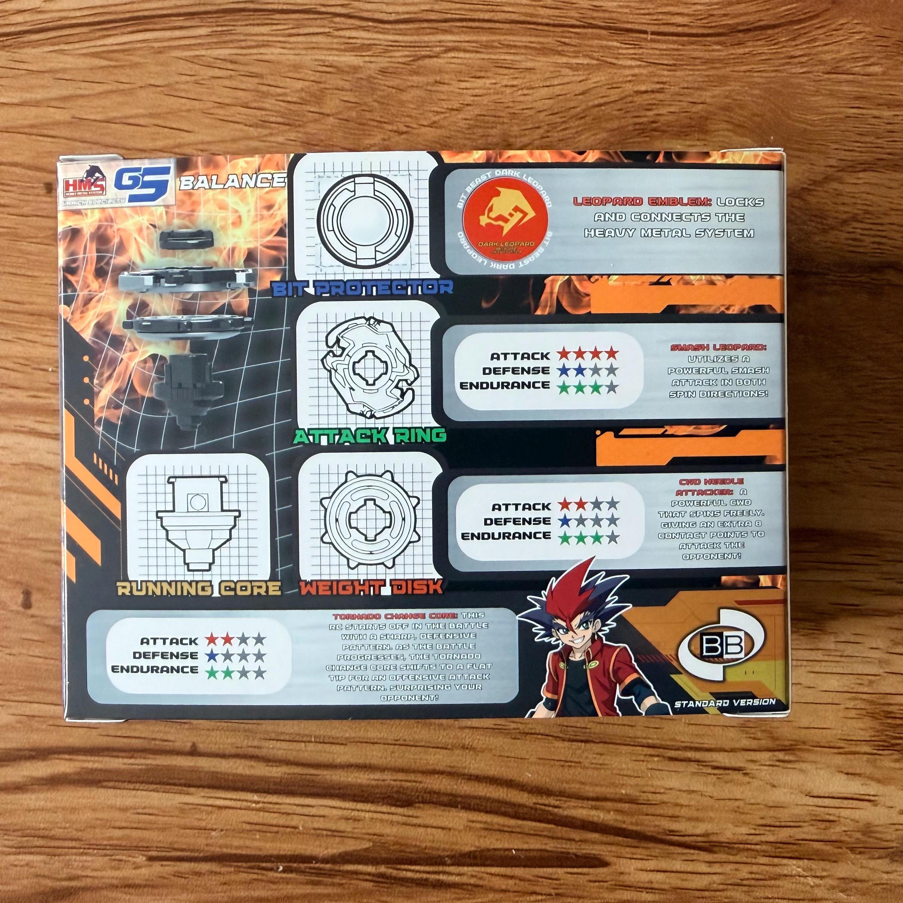 Beyblade Dark Leopard MS - HMS Repro (standard Version) - Etsy