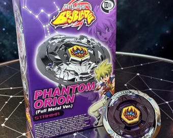 FULL METAL Beyblade Phantom Orion B:D (Zinc+Chrome Plated) (Metal Fight)