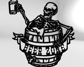Drunk Skull Svg - Etsy UK