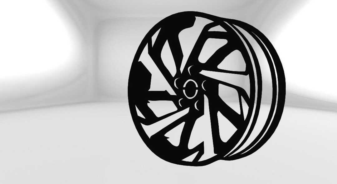 Wheel Svg Dxf Png Files Laser Cut Wheel Tire Tyre Etsy