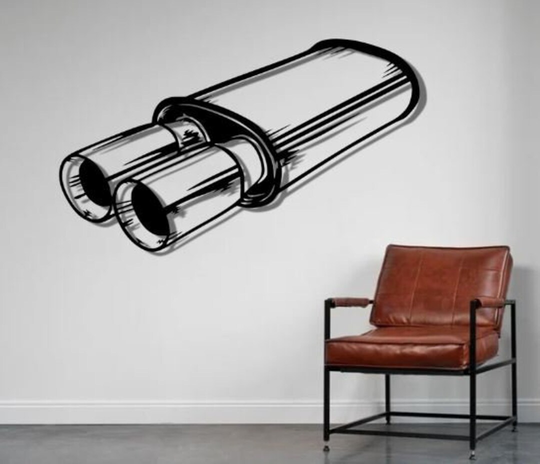 Automobile Part Svg Dxf Png Files Laser Cut Exhaust - Etsy