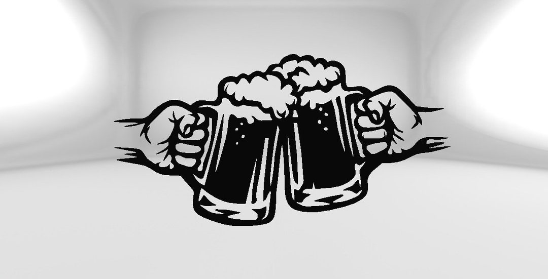 Fichiers Png Svg Dxf bière découpé au Laser bière Etsy France