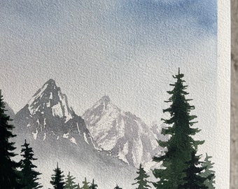 絵画 Winter Mountain Winter mountain landscape. by Lietuciennica on DeviantArt