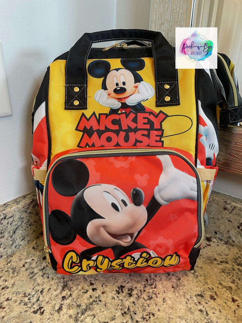 Mickey Mouse Bag Etsy