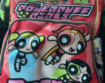 2000s Blue Powerpuff Girls Mini Backpack / Powerpuff Back  display picture 3