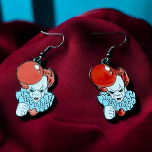 Creepy Clown Earrings
