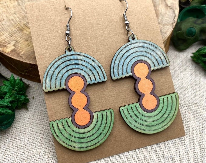 Boho Earrings Dangle, Unique Statement Jewelry, Mothers Day Gift