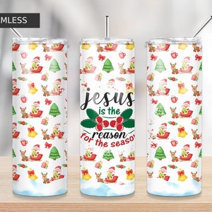 Weihnachtsmann Weihnachtsmann Design | Sublimation Designs Downloads, Digitaler Download, 20 oz Tumbler Sublimations, Digitale Datei, Tumbler Wrap