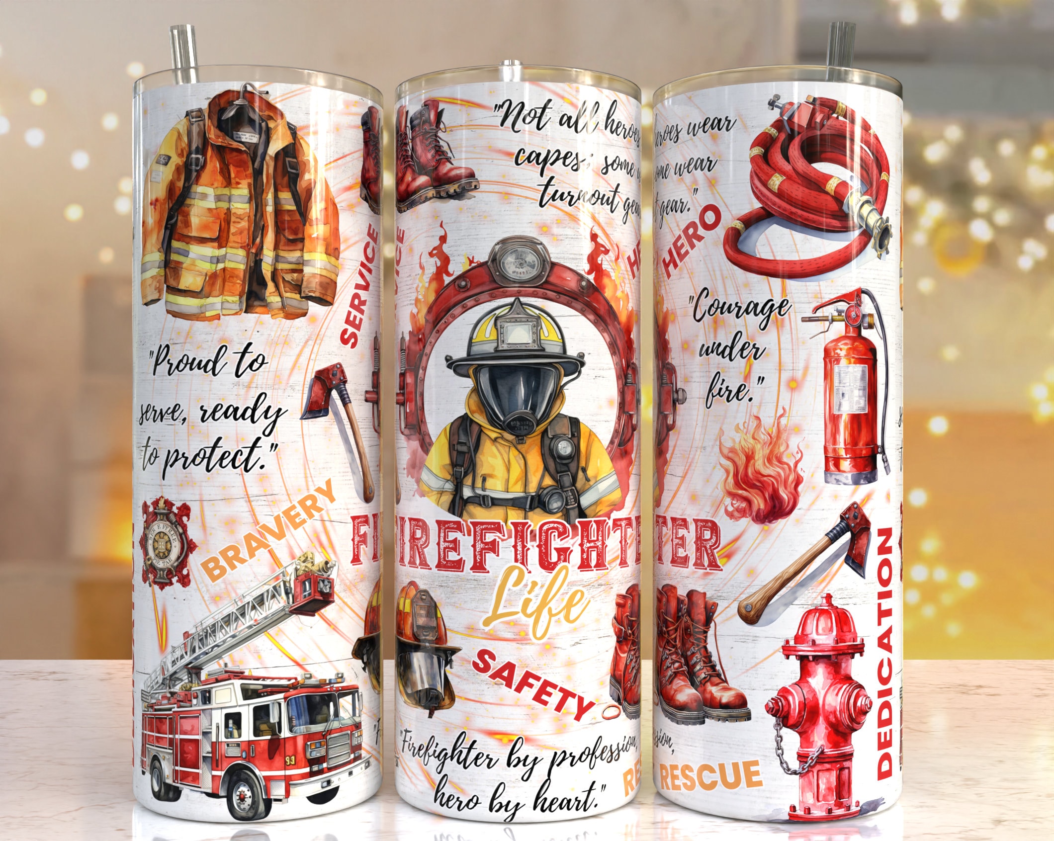 Firefighter Smoke Tumbler - Tumblers for Men – Vinyl Chaos Design Co.