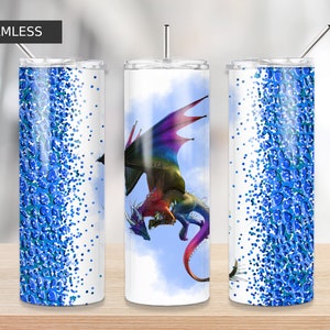 Blue Dragon tumbler, Dragon skin 20oz Skinny Tumbler Sublimation Designs Tumbler PNG File Digital Download, dragon tumbler sublimation wrap