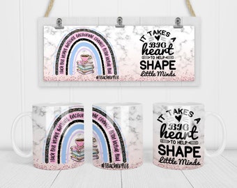 Teacher life Mug Sublimation Template - Sublimation Designs -11Oz Mug -15Oz Mug PNG Mug Templates - Cricut Mug Press Designs Wrap
