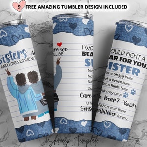 Sister Tumbler, To My Sister tumbler, tumbler sublimation design downloads |20oz Skinny Tumbler | Digital Download, Waterslide sublimation