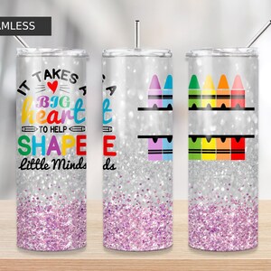 Teacher Name Tumbler Design, Teacher Tumbler Pink glitter Sublimation Designs Downloads - 20 oz skinny tumbler sublimation image Design