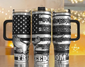 40oz tuimelaar ontwerp wrap SVG-bestand laser, SVG voor laser, patriottische SVG, wij de mensen SVG-bestand, tuimelaar gravure SVG, gegraveerde SVG