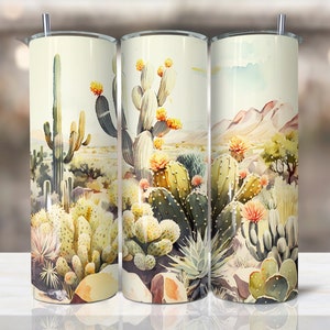 Cactus Succulent Tumbler PNG,Cactus Tumbler Wrap, 20 oz Sublimation Skinny Tumbler Design,Plant Tumbler PNG, succulento tumbler png downlaod