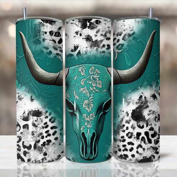 Cowhide Aztec Tumbler Designs, Seamless AZTEC 20oz Skinny Tumbler Wrap, Seamless cowhide Tumbler Template, Digital Download, western tumbler