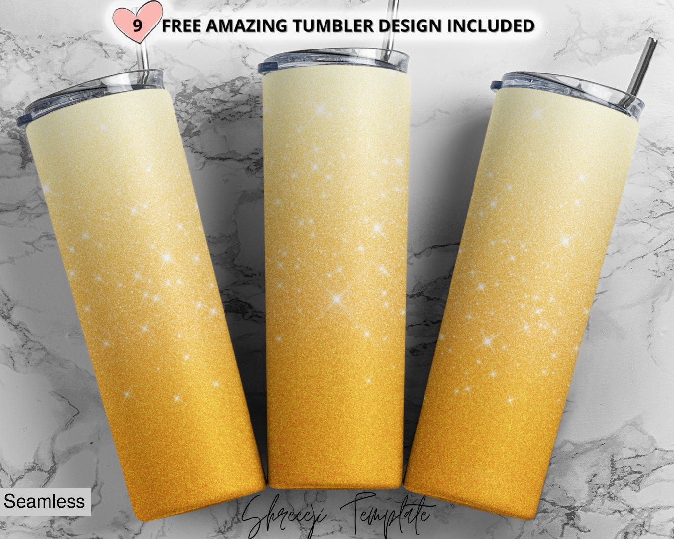 LV Gold and Rainbow Tumbler Sublimation Transfer – Glitter N Glitz Designs