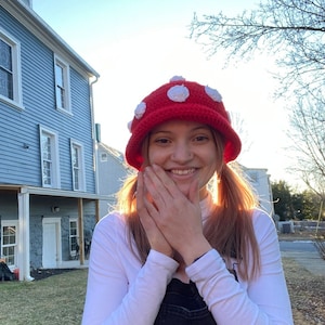 Crochet Pattern- Mushroom Bucket Hat