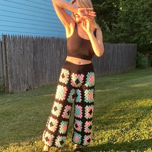 Crop top with shop square pants