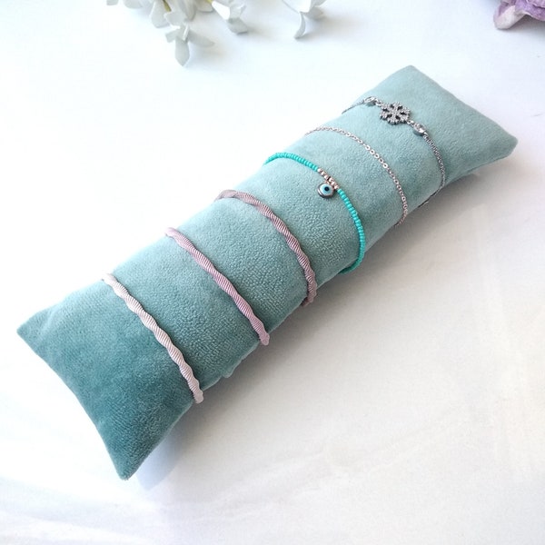 Velvet Bracelets Pillow, Bracelet Pillow, Jewelry Display Pillow, jewelry pillows for bracelets, Jewelry Holder, Bracelet Organizer