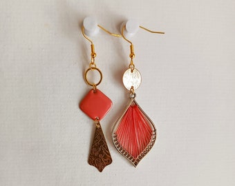 Asymmetrical earrings