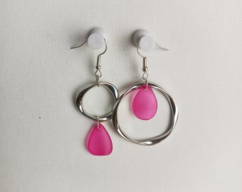 Boucles d'oreilles asymétriques