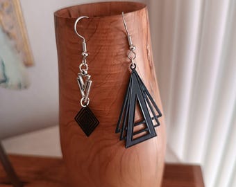 Asymmetrical earrings